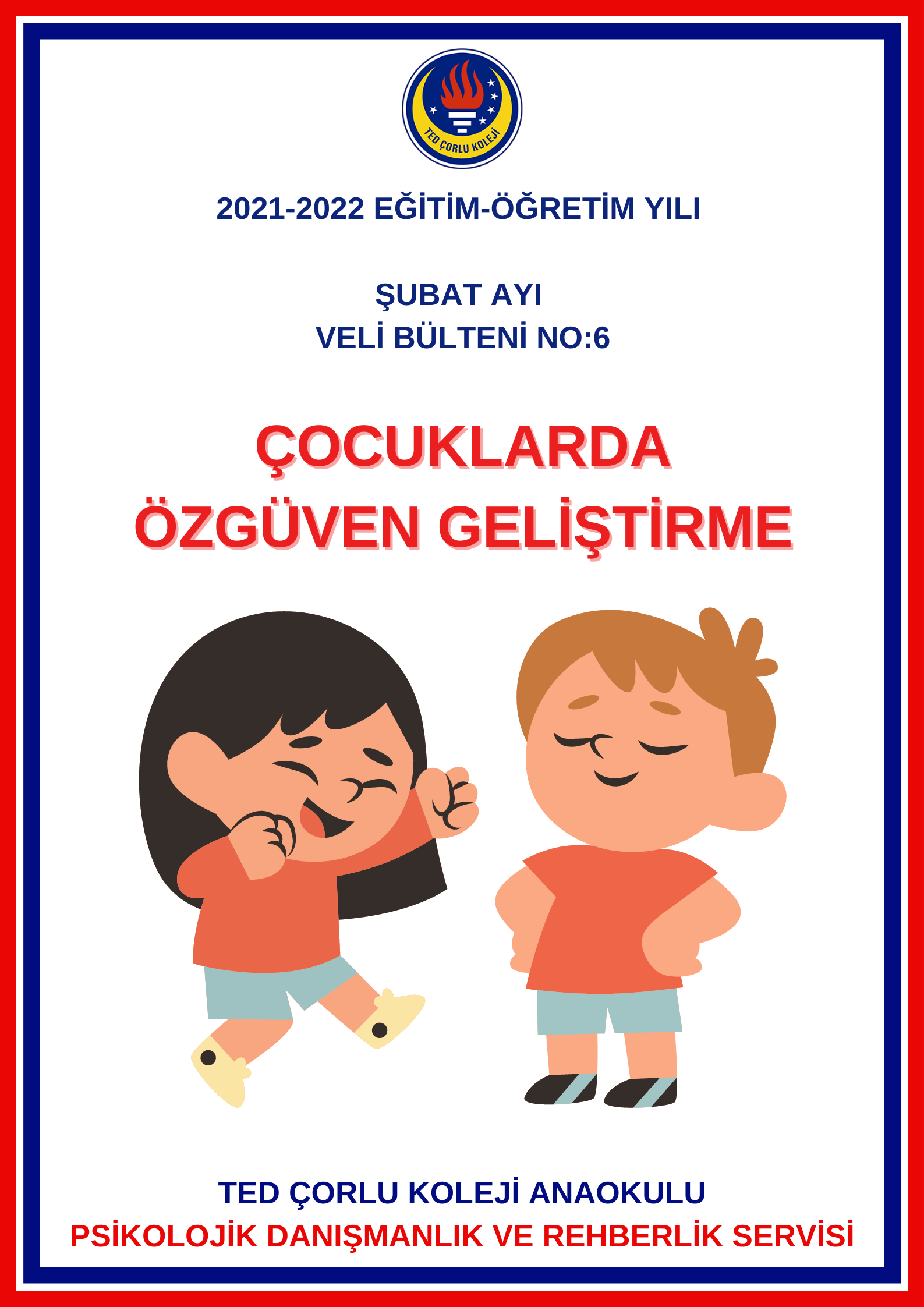 Anaokulu Şubat Ayı PDR Bülteni